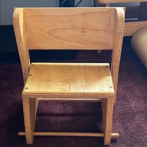 Handmade Wooden Child's Chair - Step Stool